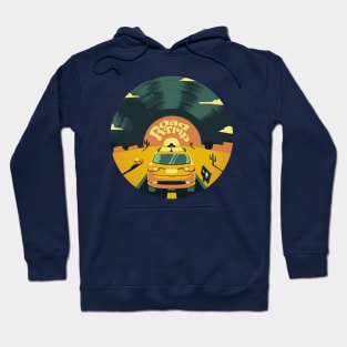 Car Into the Sunset Vinyl by Tobe Fonseca Hoodie